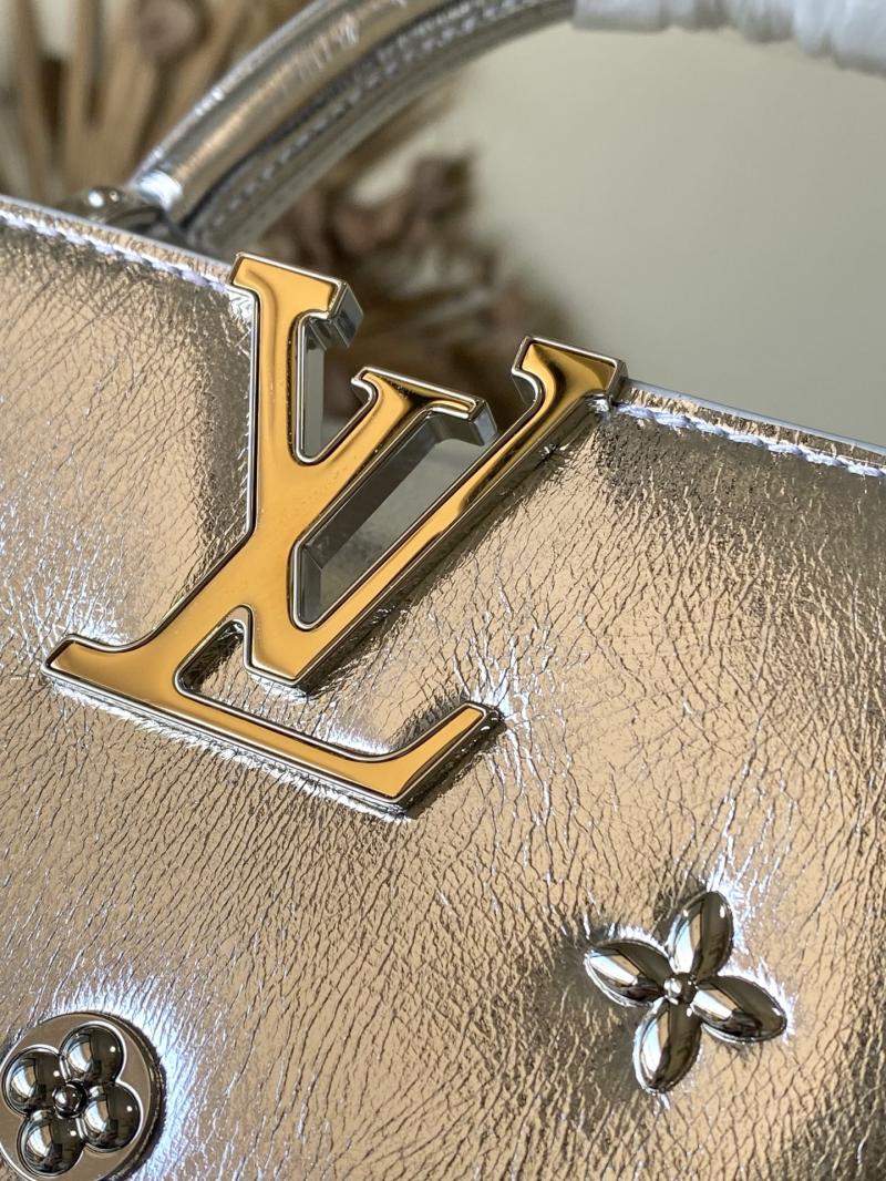 Louis Vuitton Capucines BB Silver M26258