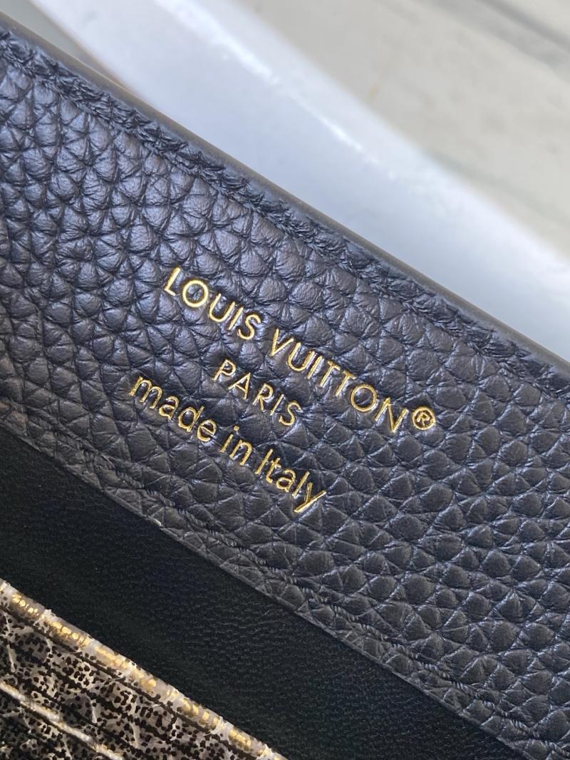 Louis Vuitton Capucines Mini Black N89369