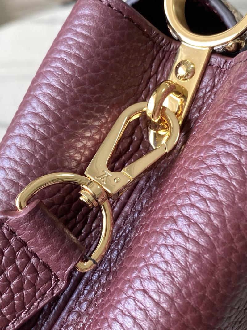 Louis Vuitton Capucines Mini Burgundy N89369