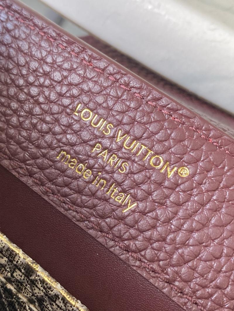 Louis Vuitton Capucines Mini Burgundy N89369