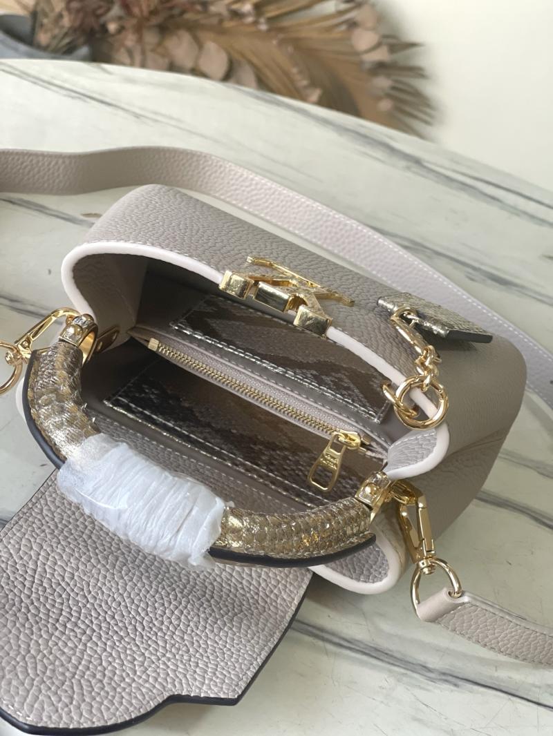 Louis Vuitton Capucines Mini Grey N89369