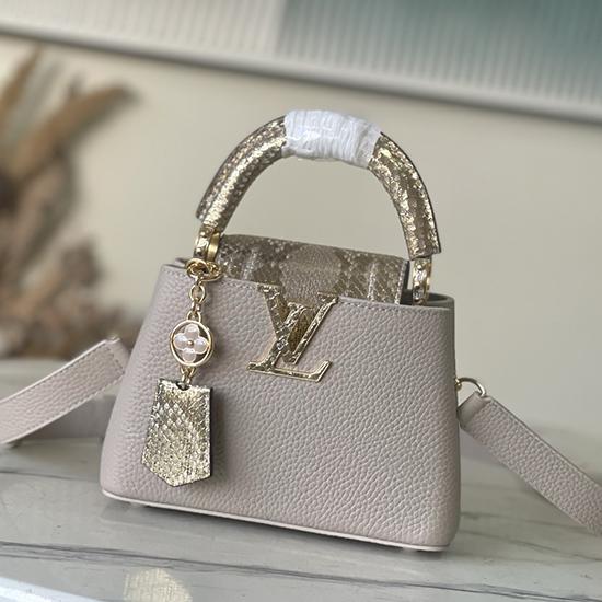 Louis Vuitton Capucines Mini Grey N89369