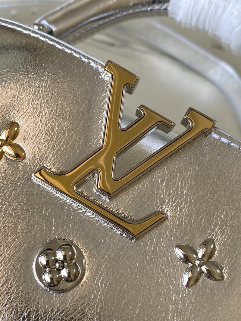 Louis Vuitton Capucines Mini Silver M26258