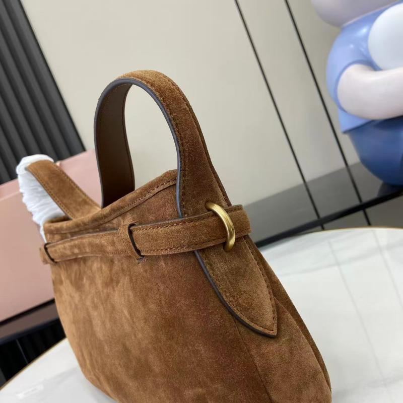 Miu Miu Aventure Suede bag Brown 5BC182