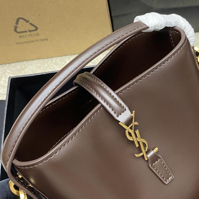 Saint Laurent LE 37 mini Bucket Bag Dark Brown 765870