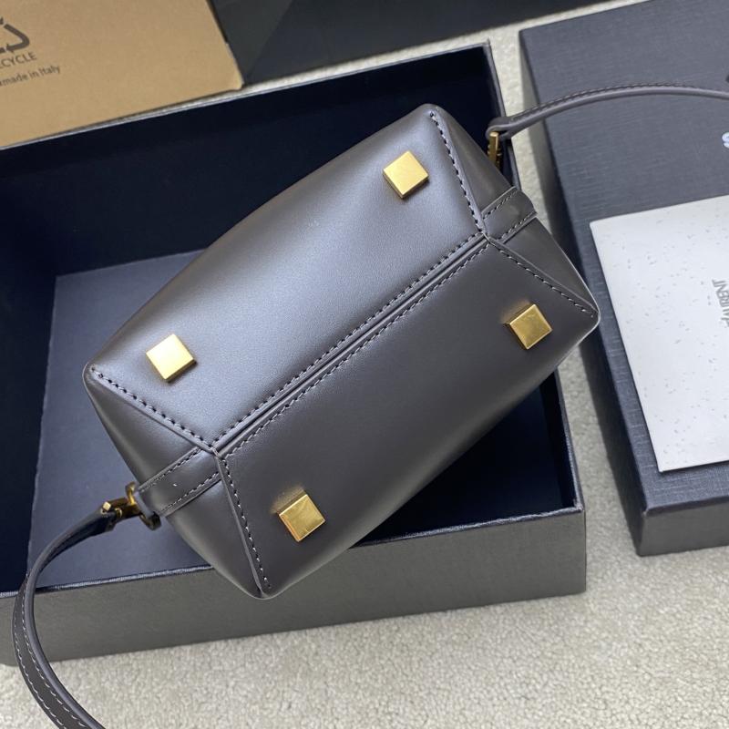 Saint Laurent LE 37 mini Bucket Bag Dark Grey 765870