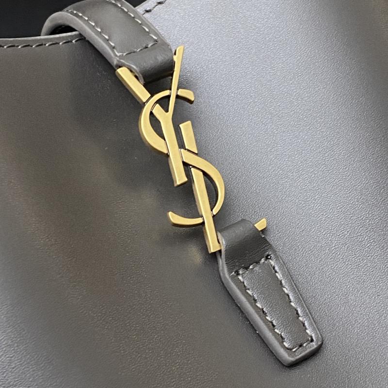 Saint Laurent LE 37 mini Bucket Bag Dark Grey 765870