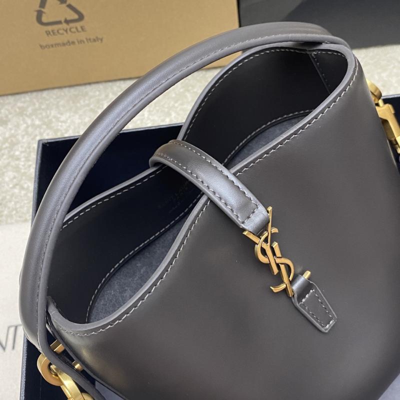 Saint Laurent LE 37 mini Bucket Bag Dark Grey 765870