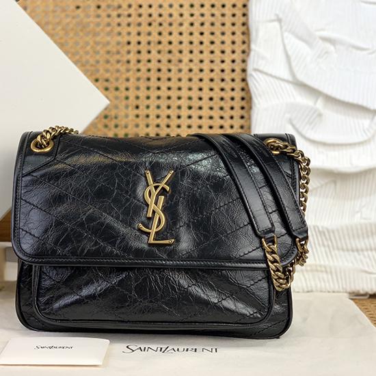 Saint Laurent Medium Niki Bag Black 633184 Saint Laurent Medium Niki Bag Black 633184