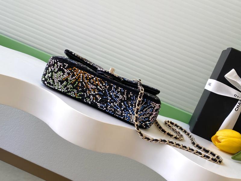Small Chanel Flap Bag with Crystal Multicolor AS4297