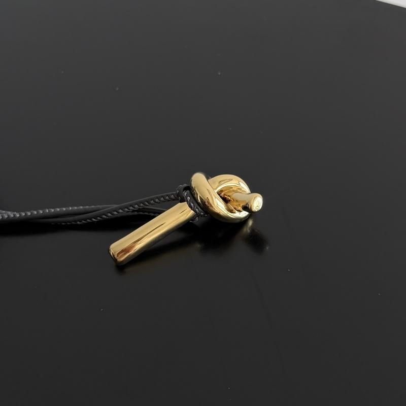 Bottega Veneta Long Andiamo Clutch Graphite 741511