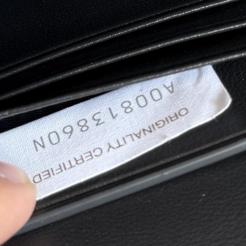 Bottega Veneta Long Andiamo Clutch Graphite 741511