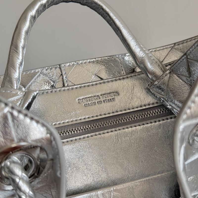 Bottega Veneta Small Andiamo Silver 743568