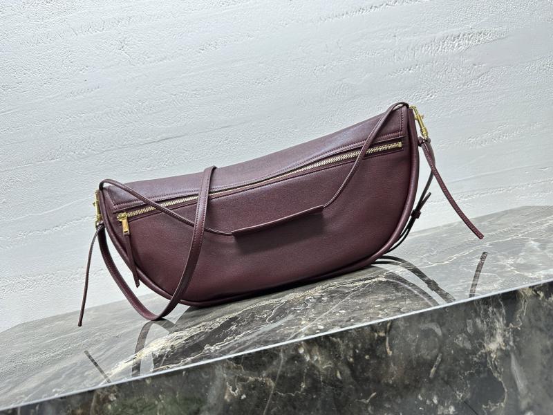 Celine Halfmoon Soft Triomphe Bag Bag Syrah 124142