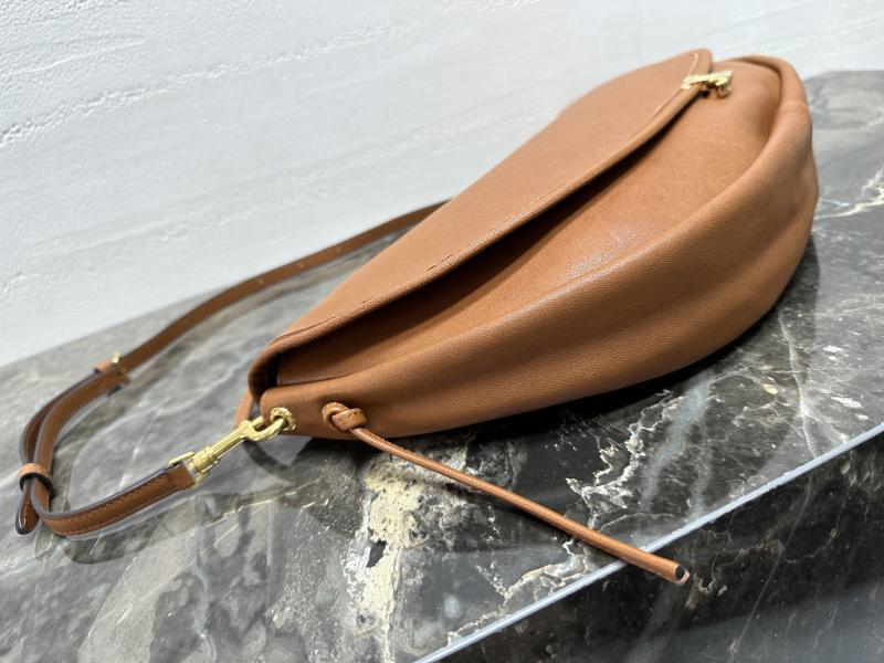 Celine Halfmoon Soft Triomphe Bag Bag Tan 124142