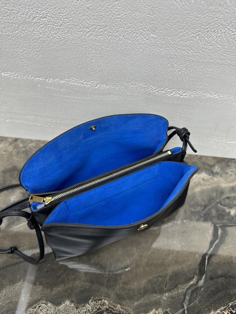 Celine Lambskin Trio Flap Black 10P862