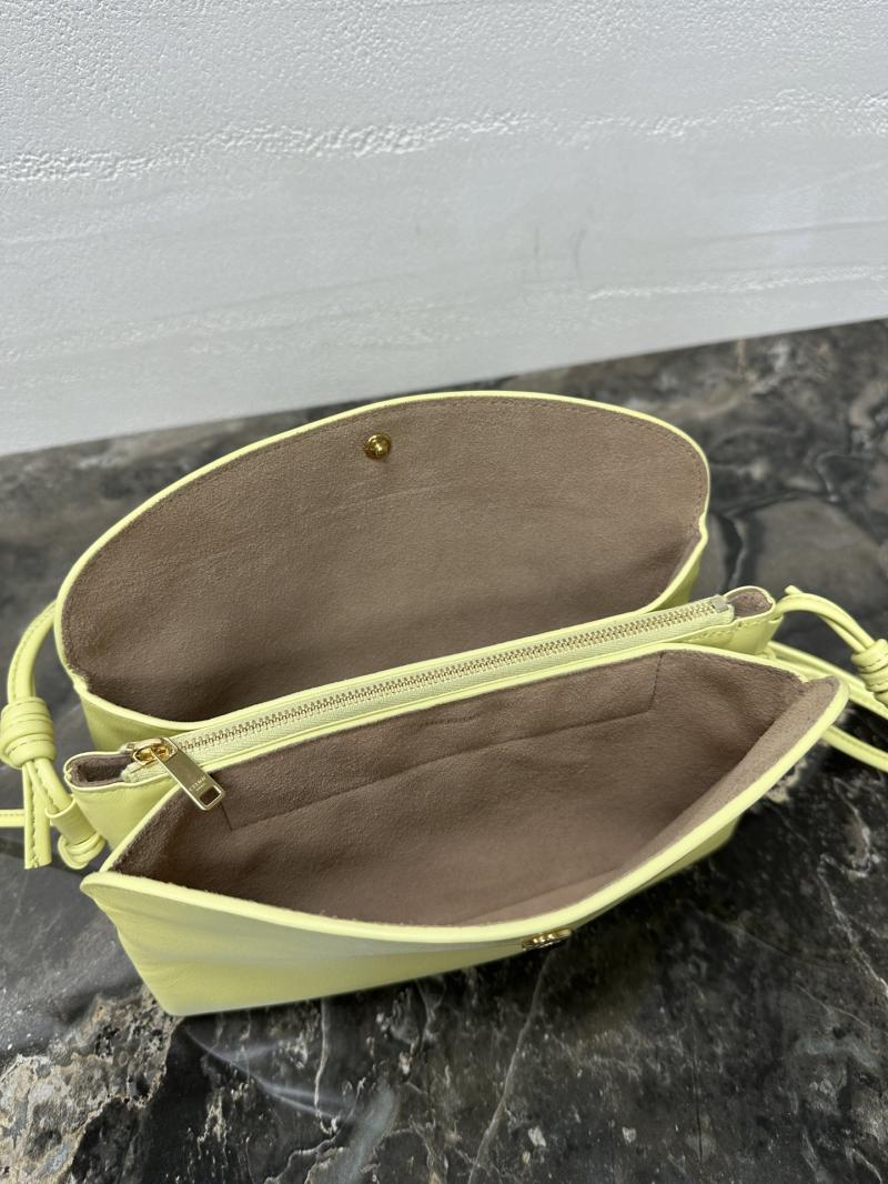 Celine Lambskin Trio Flap Citrus10P862