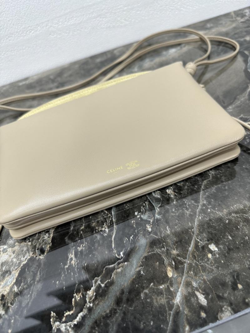 Celine Lambskin Trio Flap Safari 10P862