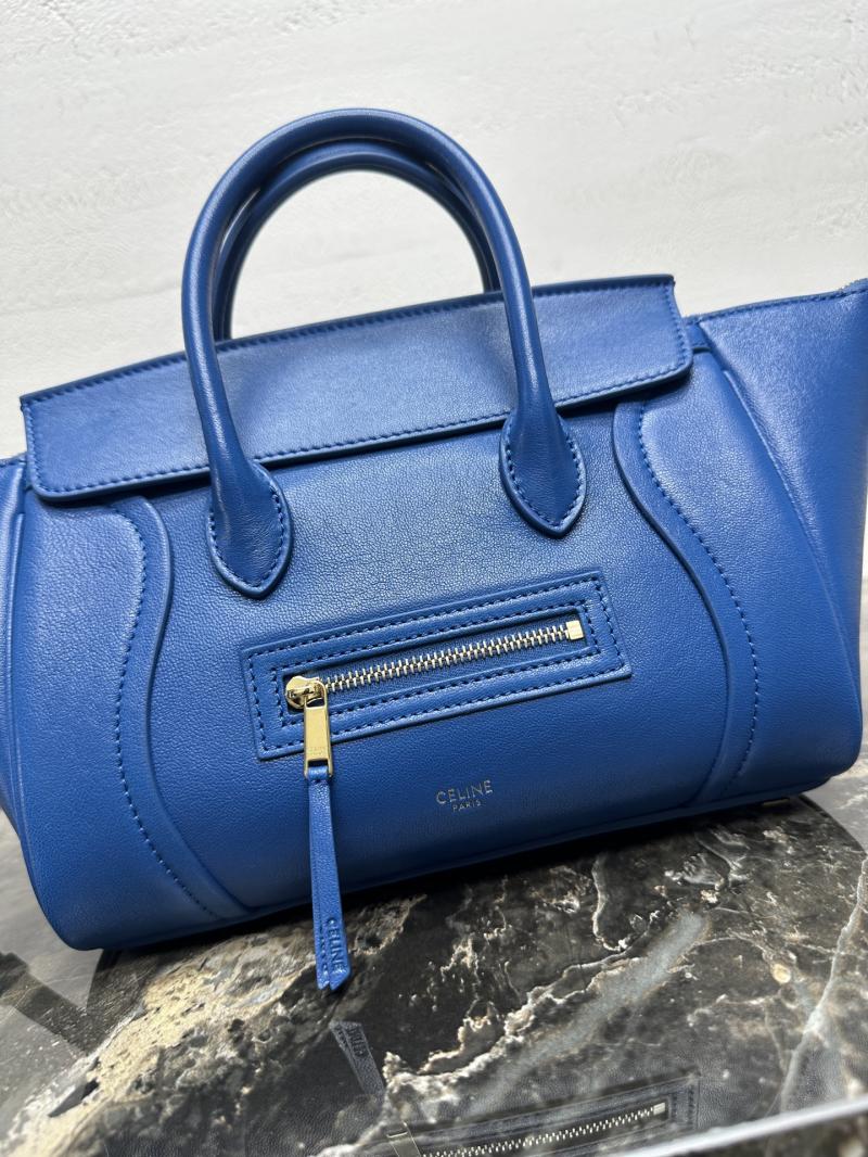 Celine Small New Luggage Blue 124213