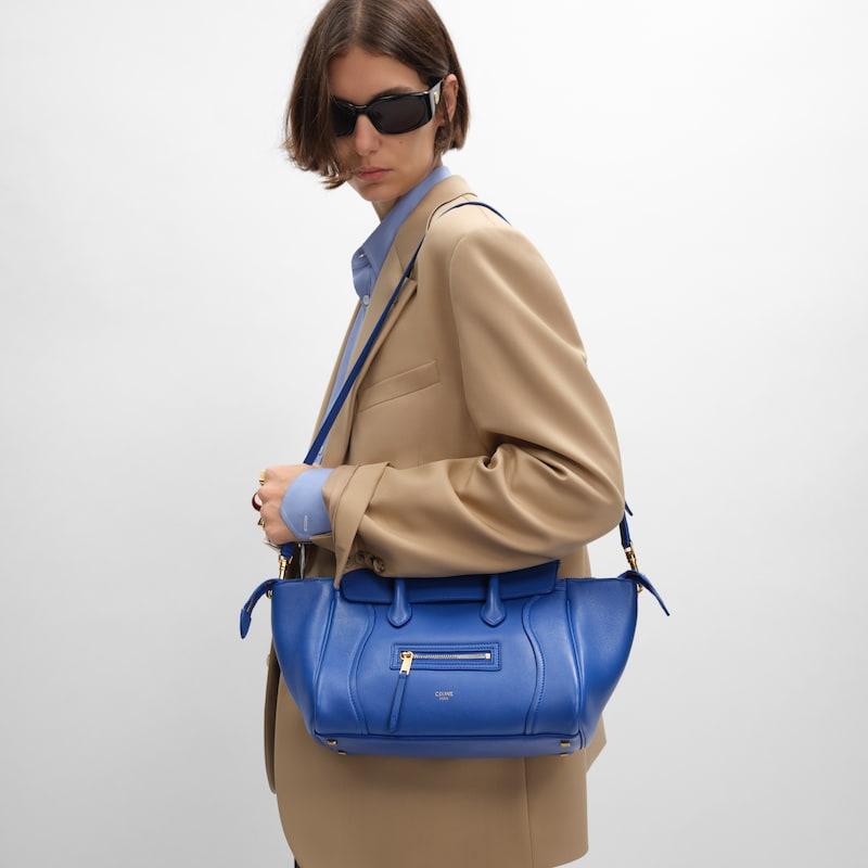 Celine Small New Luggage Blue 124213