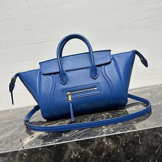 Celine Small New Luggage Blue 124213
