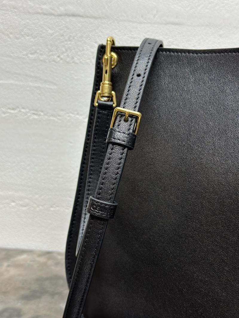 Celine Soft Triomphe Besace Black 123632