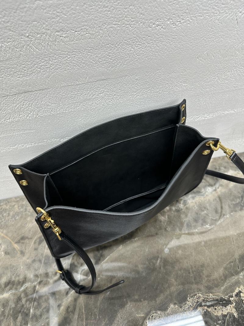 Celine Soft Triomphe Besace Black 123632