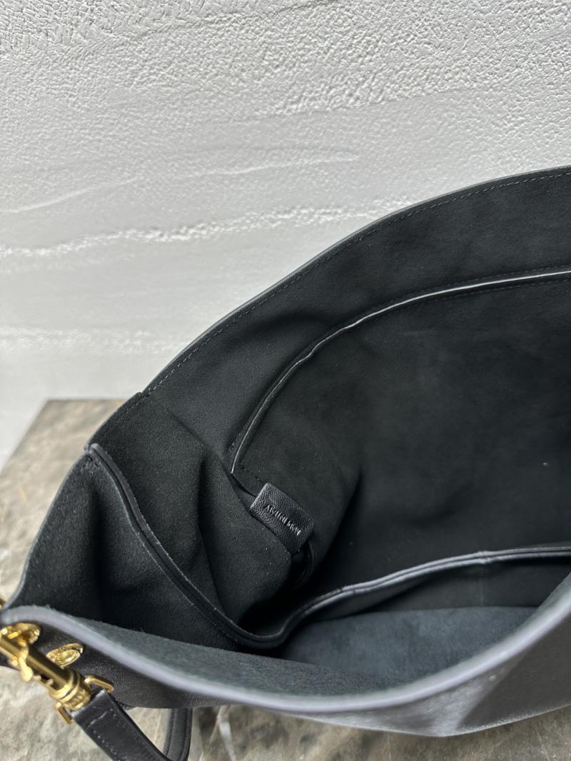 Celine Soft Triomphe Besace Black 123632