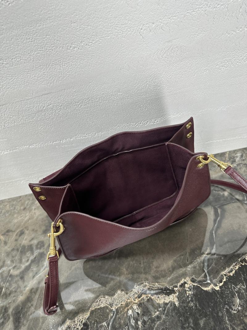 Celine Soft Triomphe Besace Syrah 123632