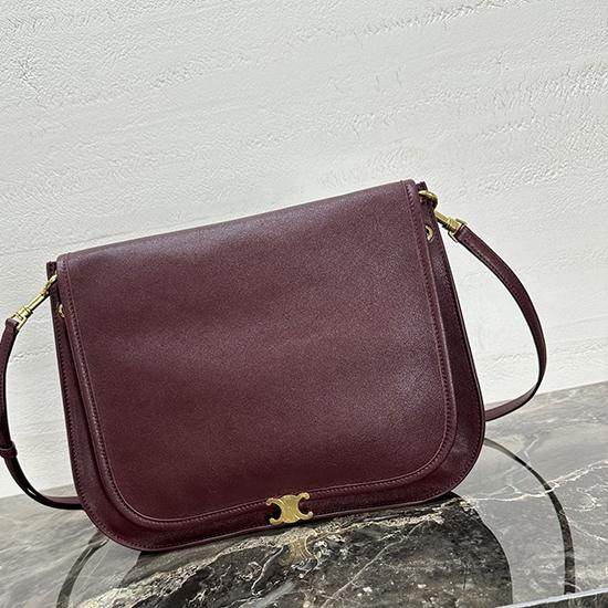 Celine Soft Triomphe Besace Syrah 123632