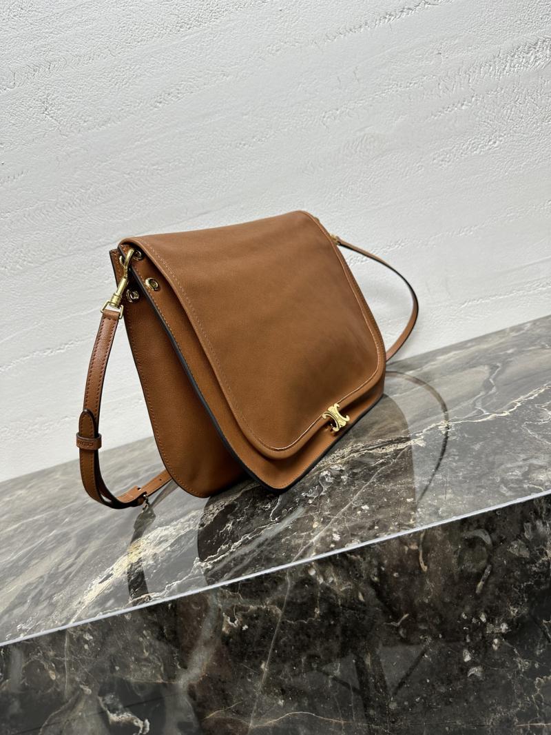 Celine Soft Triomphe Besace Tan 123632