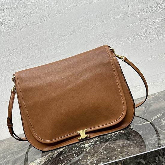 Celine Soft Triomphe Besace Tan 123632
