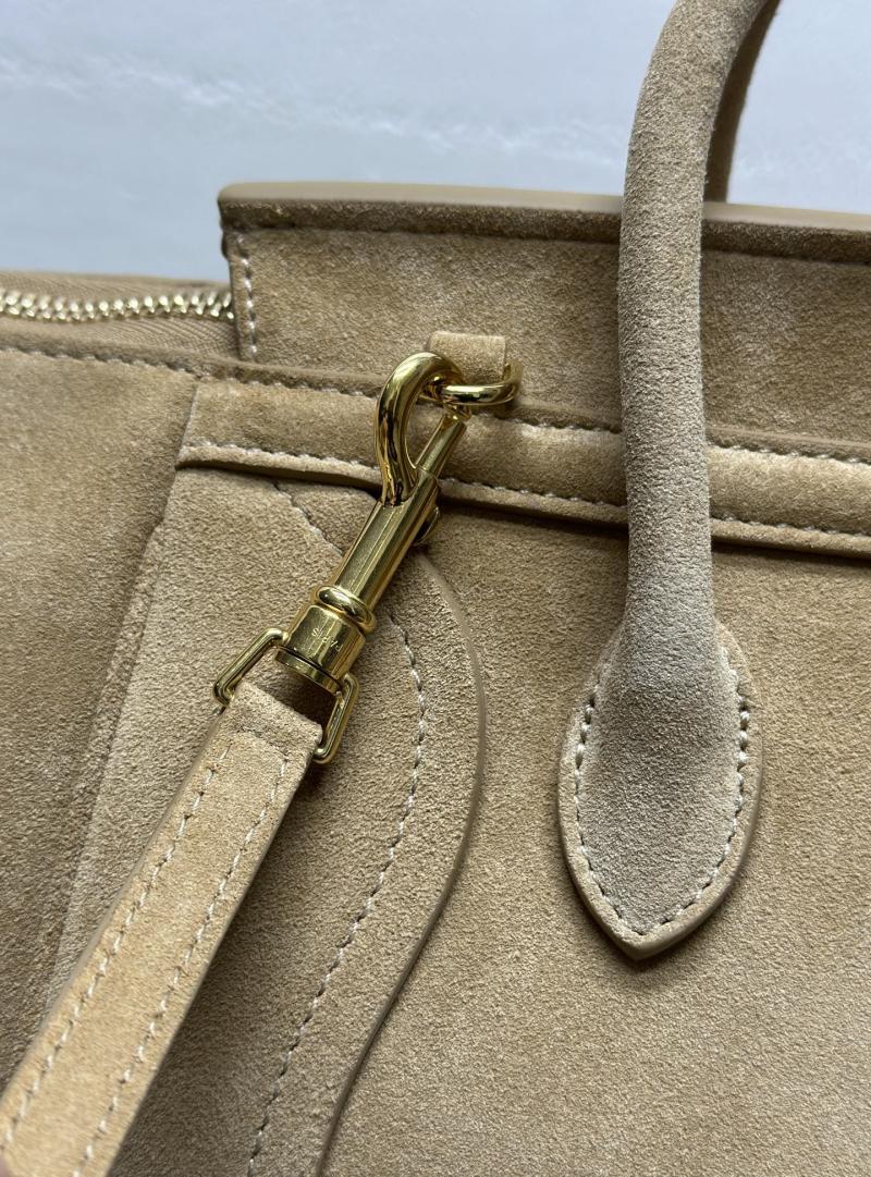 Celine Suede Small New Luggage Beige 124213
