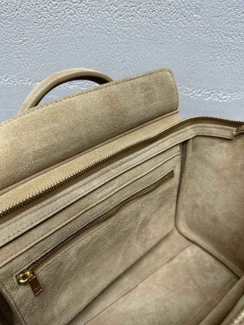 Celine Suede Small New Luggage Beige 124213