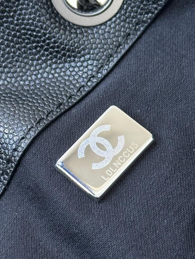 Chanel 25 Medium Handbag Black AS5311