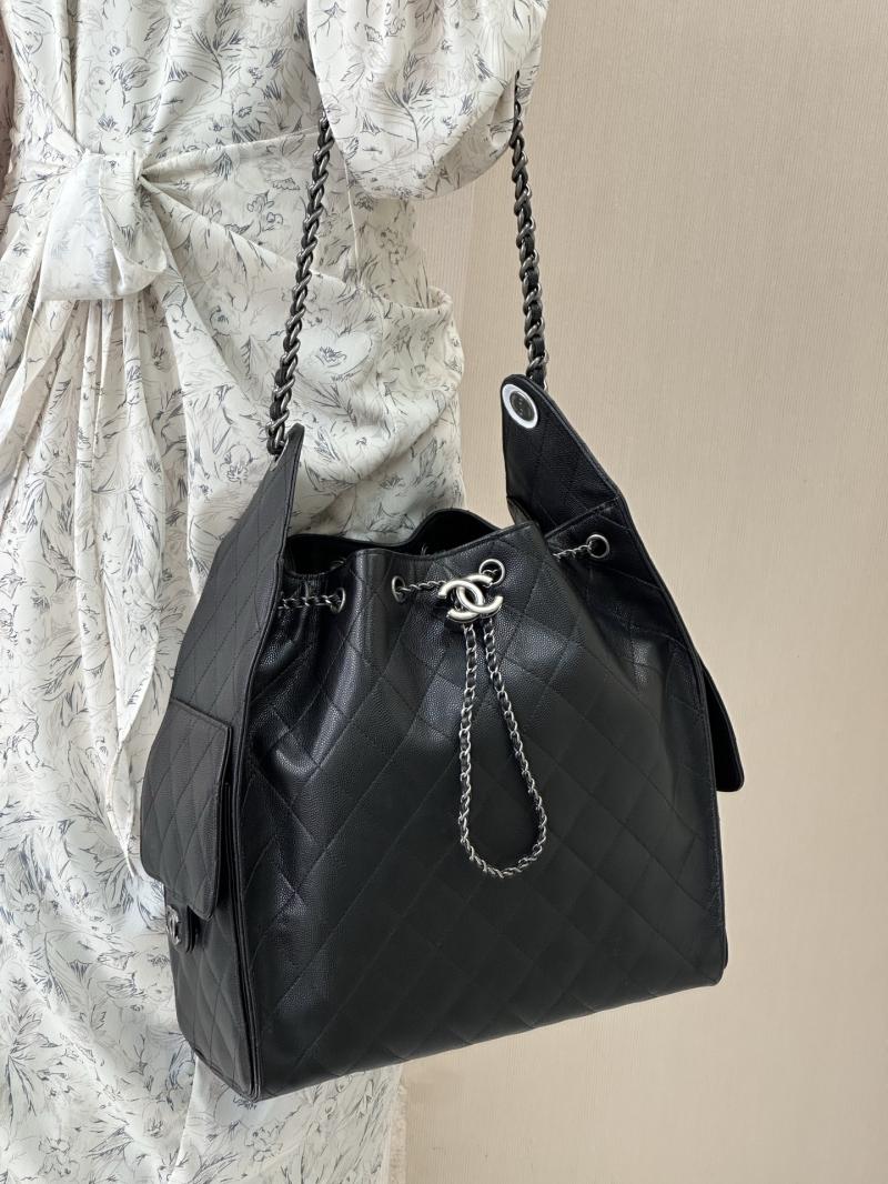 Chanel 25 Medium Handbag Black AS5311