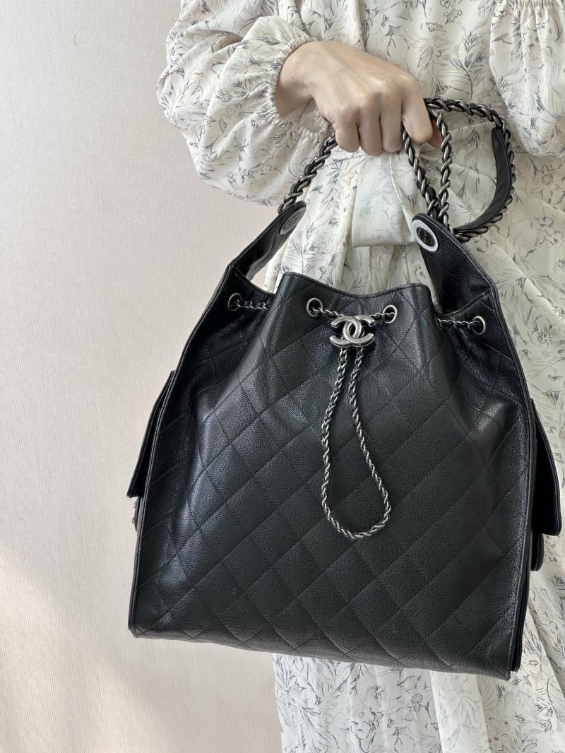 Chanel 25 Medium Handbag Black AS5311