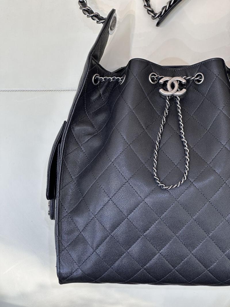 Chanel 25 Medium Handbag Black AS5311