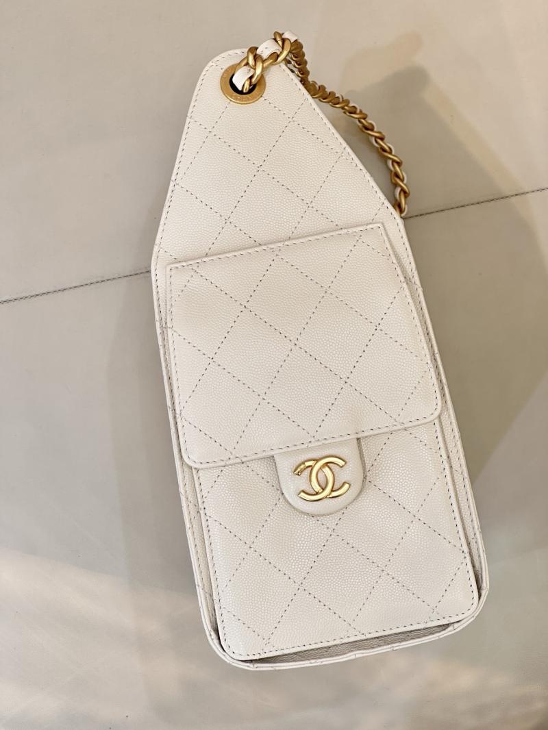Chanel 25 Small Handbag Off-white AS5293