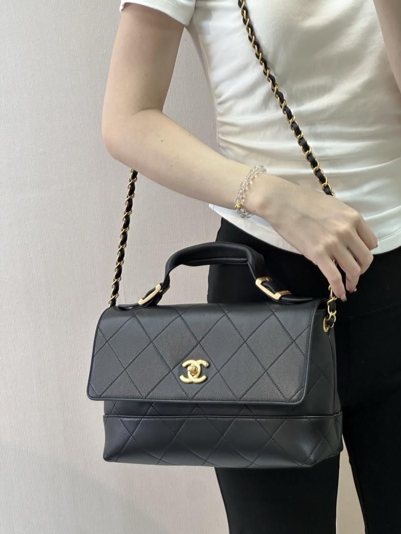 Chanel Calfskin Flap Shoulder Bag AS5837