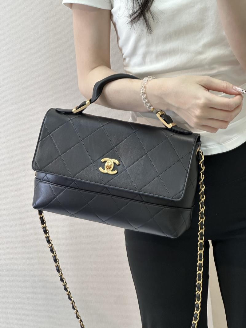 Chanel Calfskin Flap Shoulder Bag AS5837