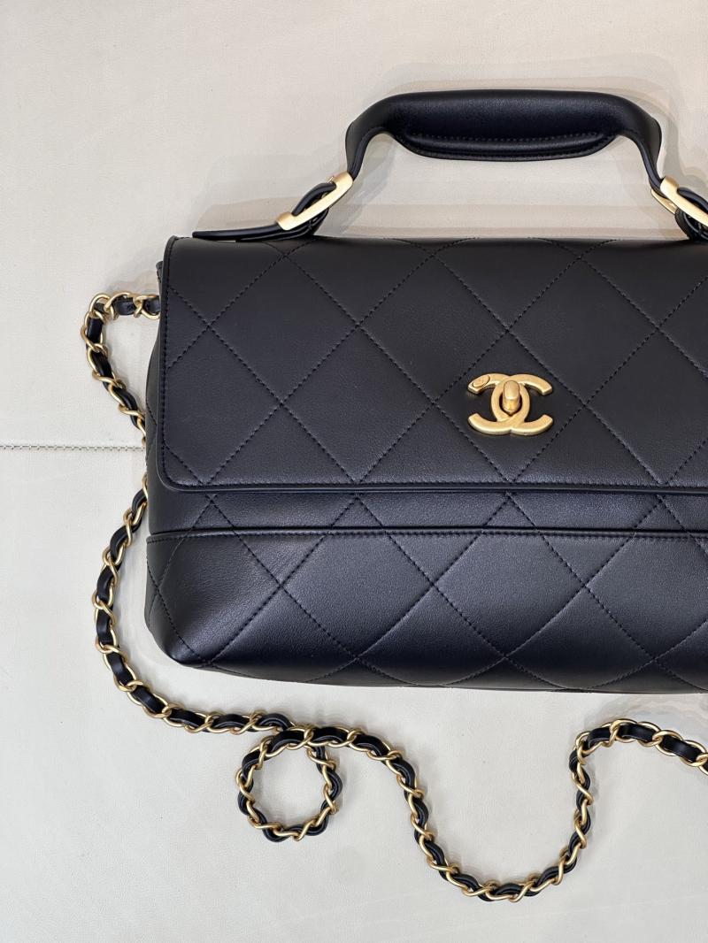 Chanel Calfskin Flap Shoulder Bag AS5837