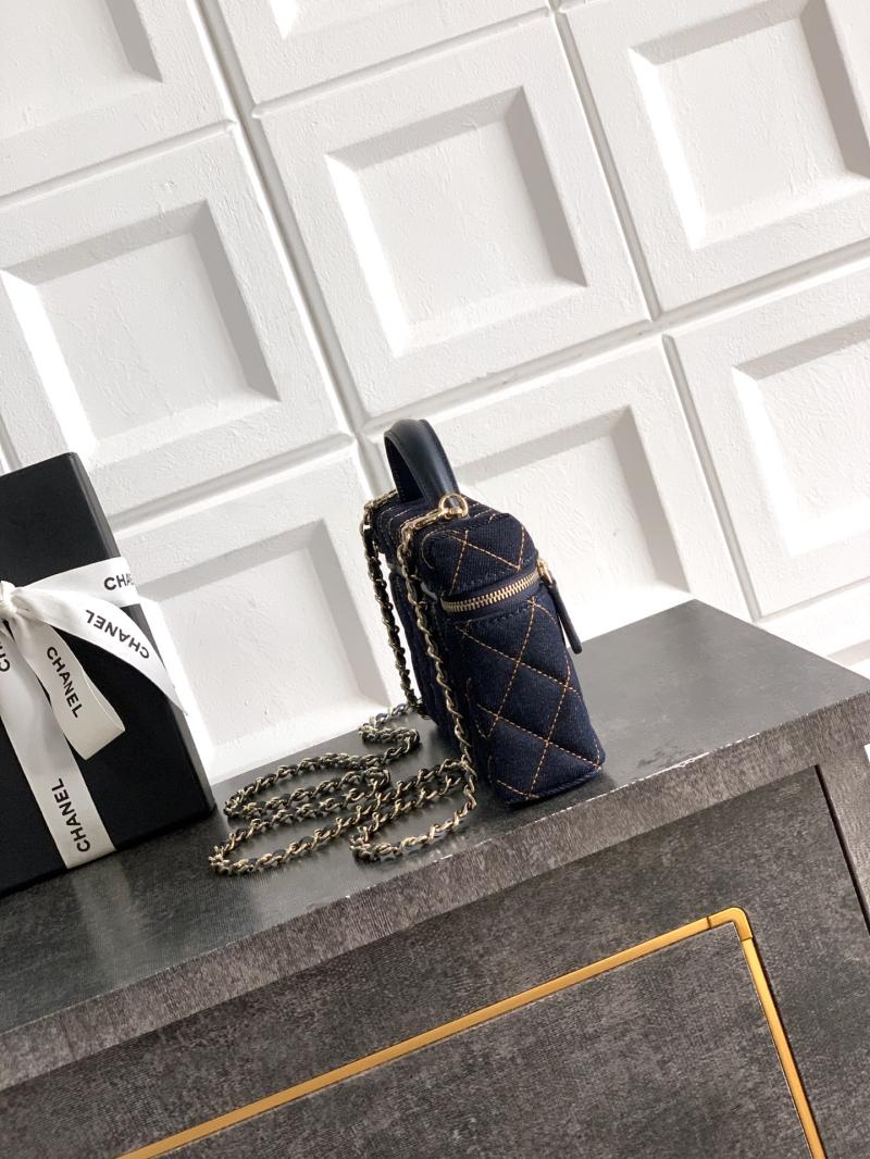 Chanel Classic Denim Vanity Dark Blue AP4385