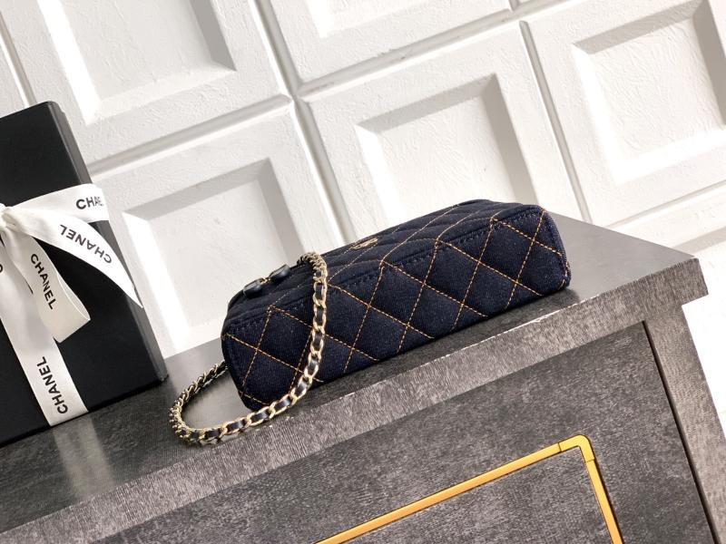 Chanel Classic Denim Vanity Dark Blue AP4385