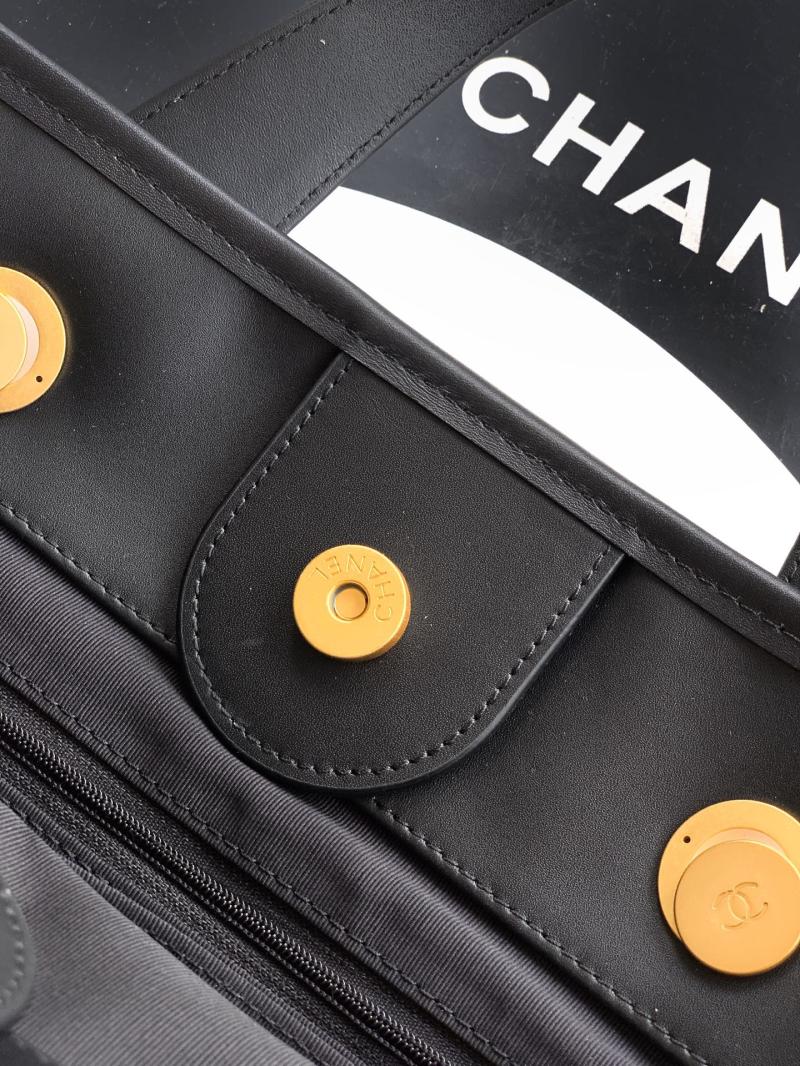 Chanel Denim Tote Bag Black AS4401