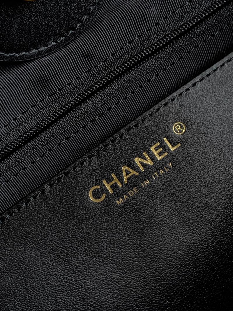 Chanel Denim Tote Bag Black AS4401