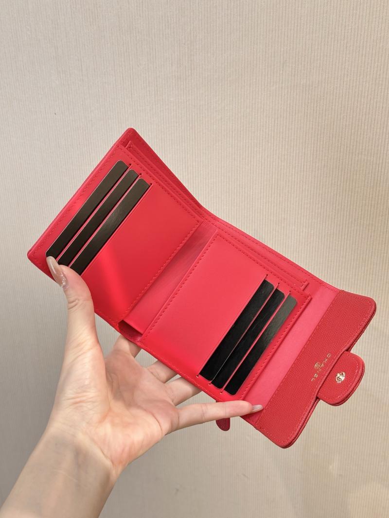 Chanel Grained Calfskin Small Wallet A82288