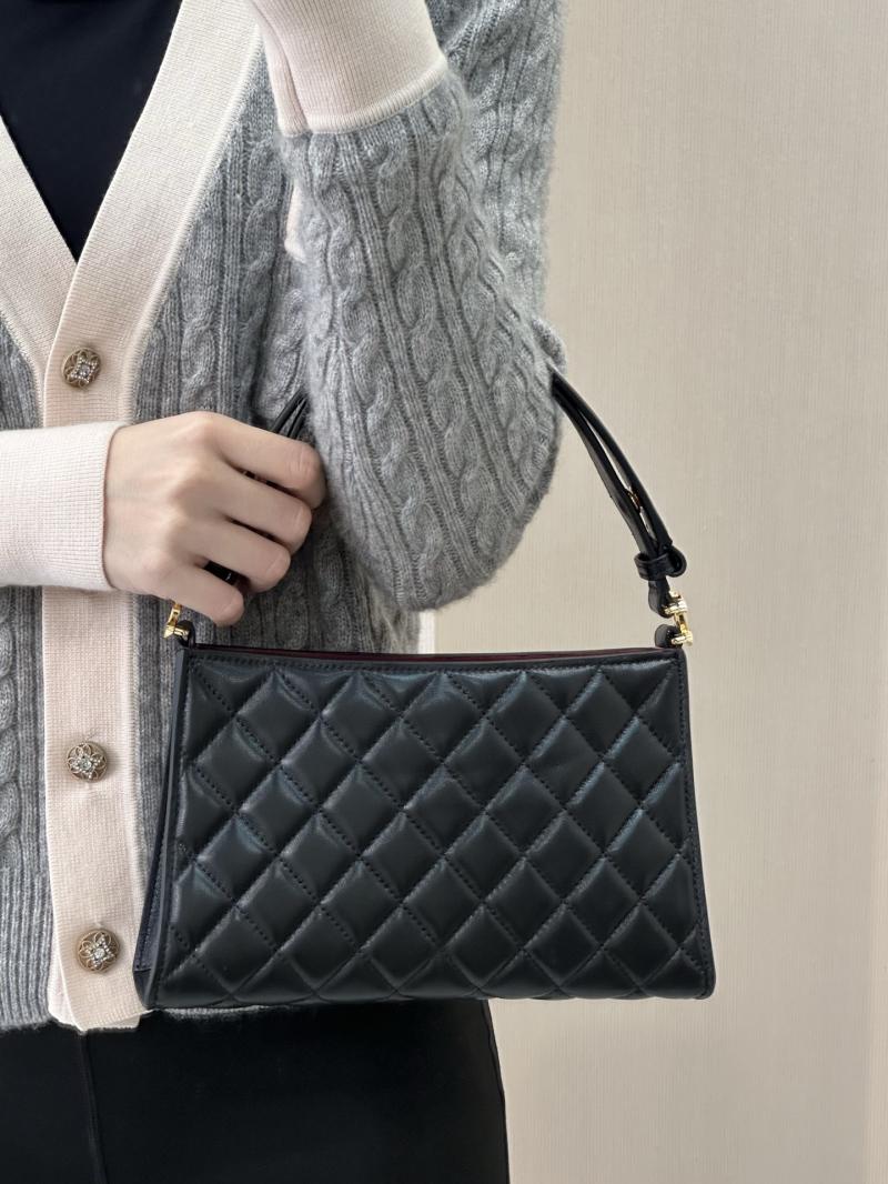 Chanel Lambskin Hobo Bag Black AS6045