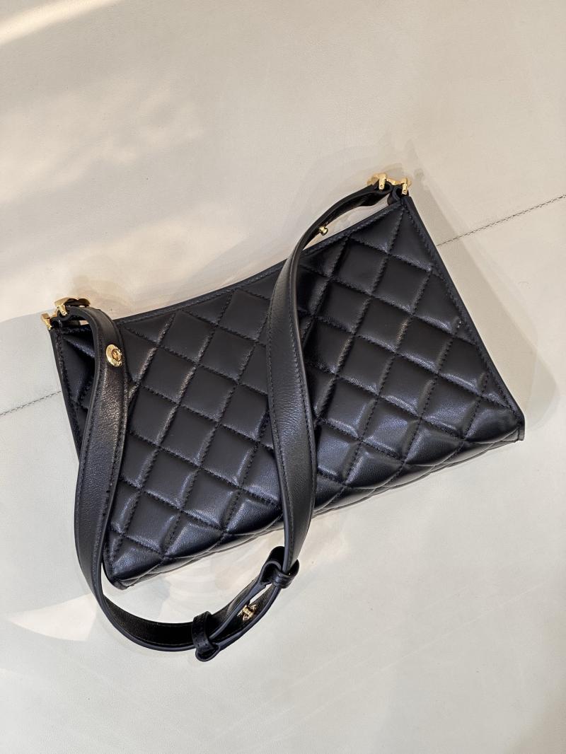Chanel Lambskin Hobo Bag Black AS6045