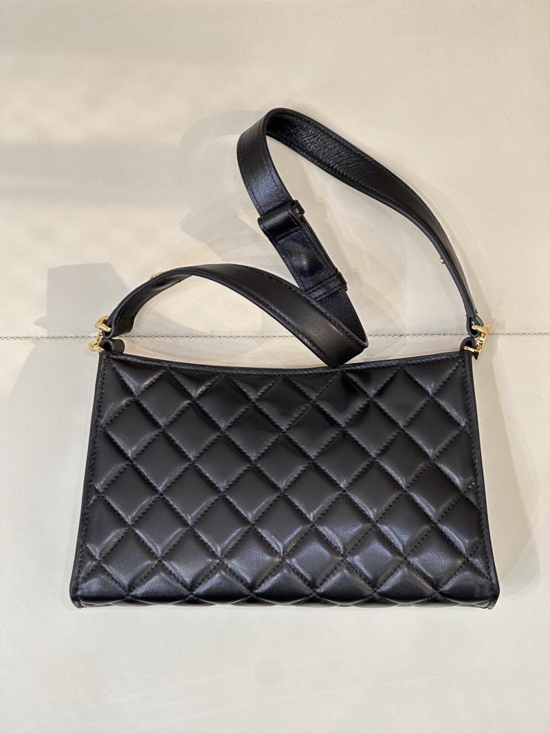 Chanel Lambskin Hobo Bag Black AS6045
